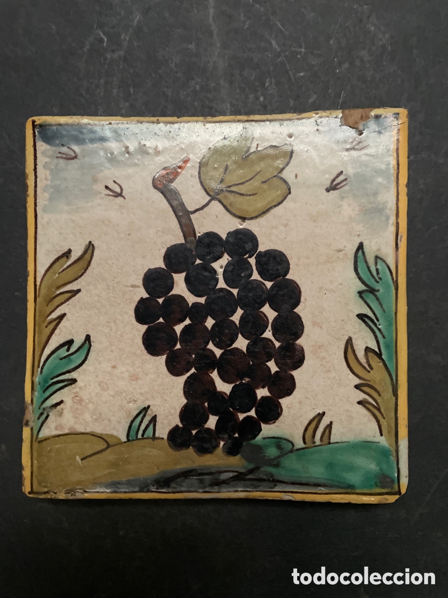 Antig&uuml;edades: Azulejo catalan de artes y oficios del siglo xviii