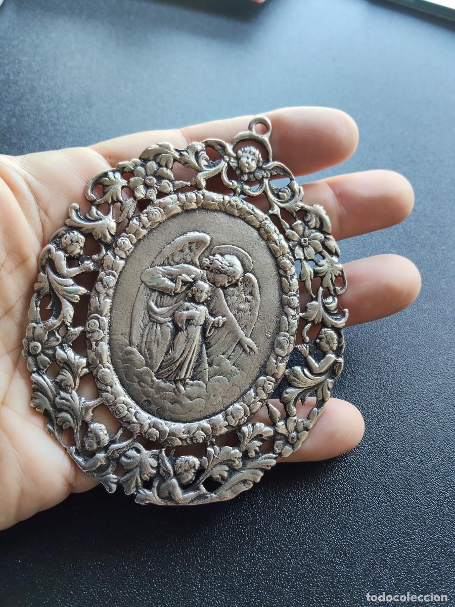 Antig&uuml;edades: MEDALLA DE CUNA ANTIGUA - PLATA - Foto 6