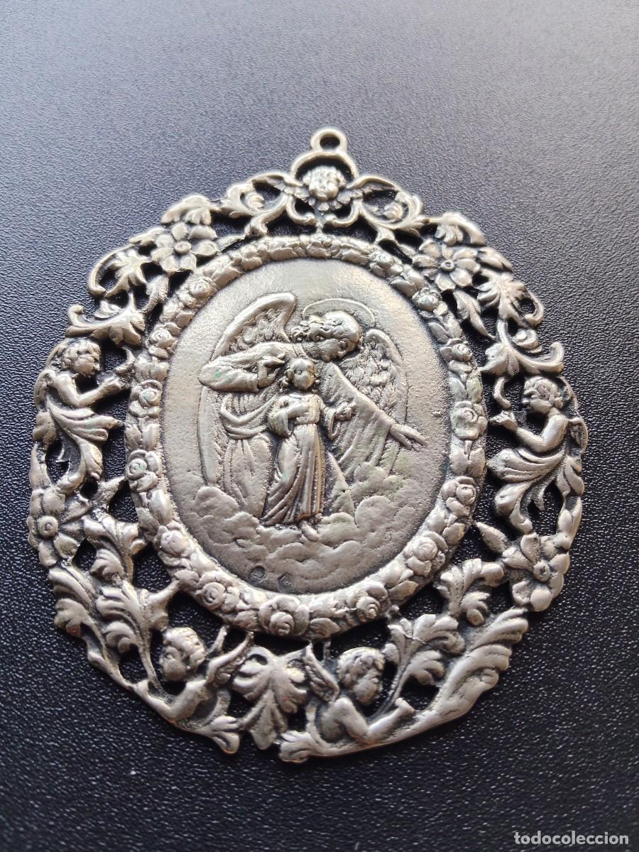 Antig&uuml;edades: MEDALLA DE CUNA ANTIGUA - PLATA - Foto 1