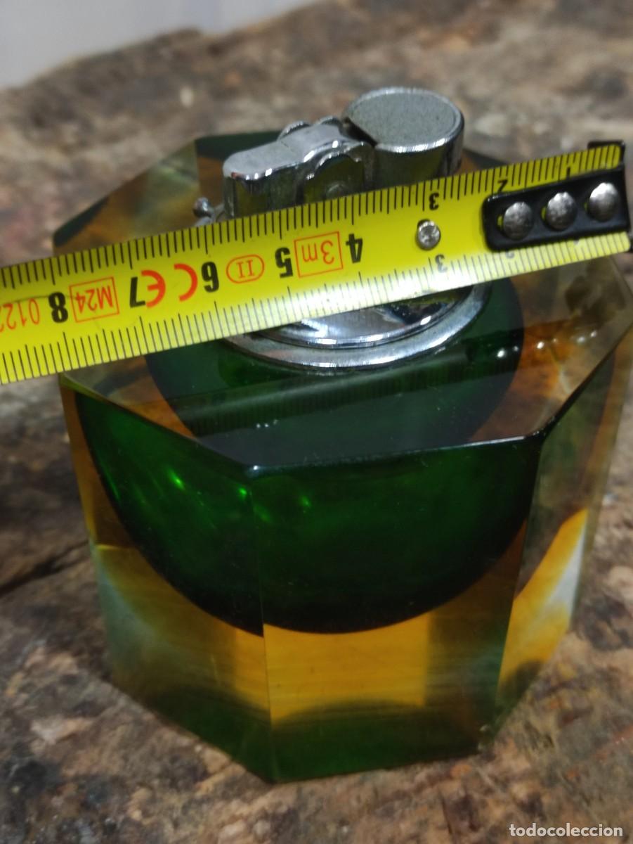 Antig&uuml;edades: Conjunto cenicero y encendedor murano - Foto 10
