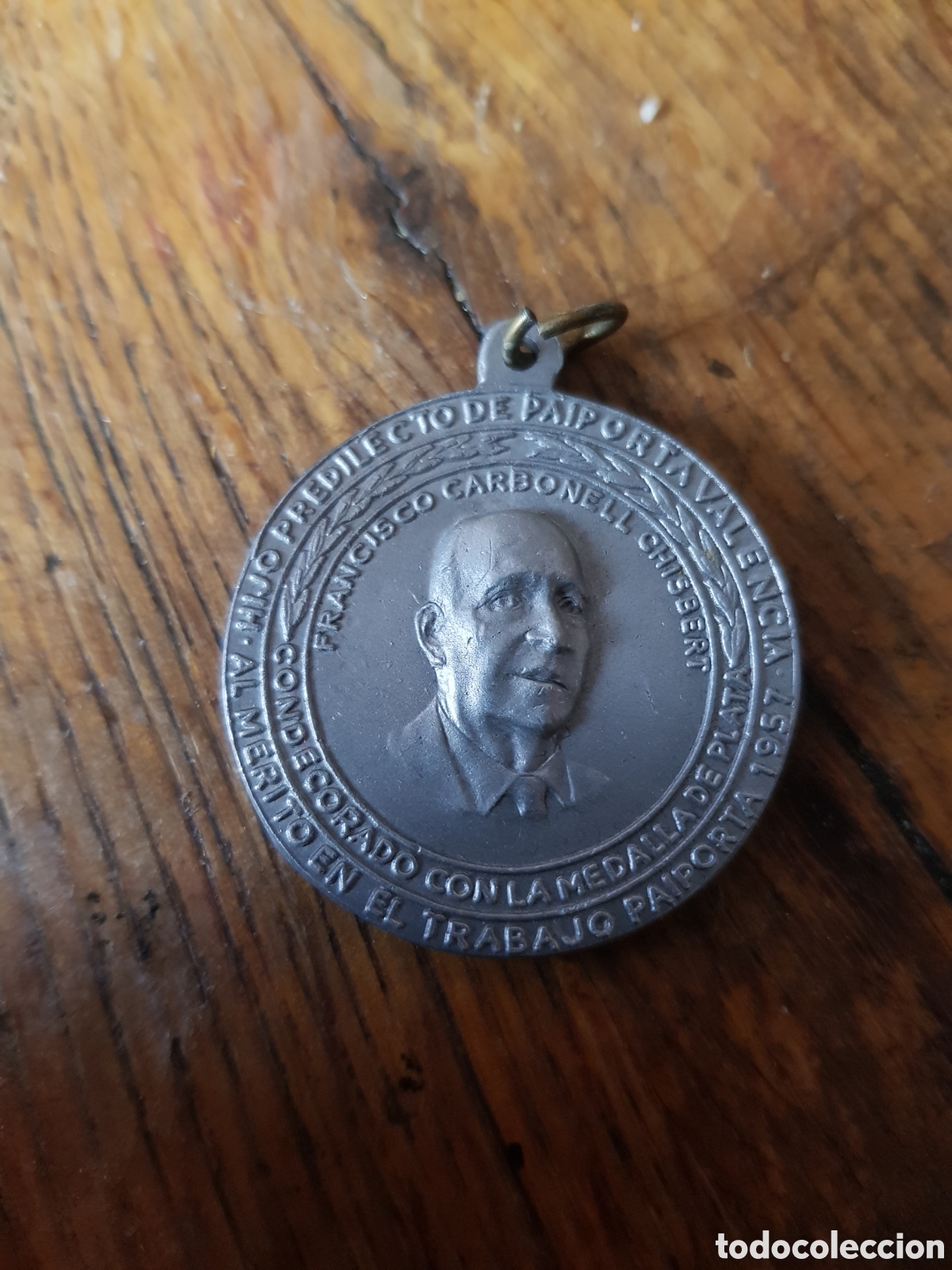 Antig&uuml;edades: ANTIGUA MEDALLA DE FRANCISCO CARBONELL CHISBERT