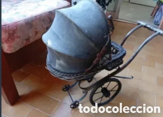 Antig&uuml;edades: Cochecito de mu&ntilde;ecas 1900 1920 - Foto 4
