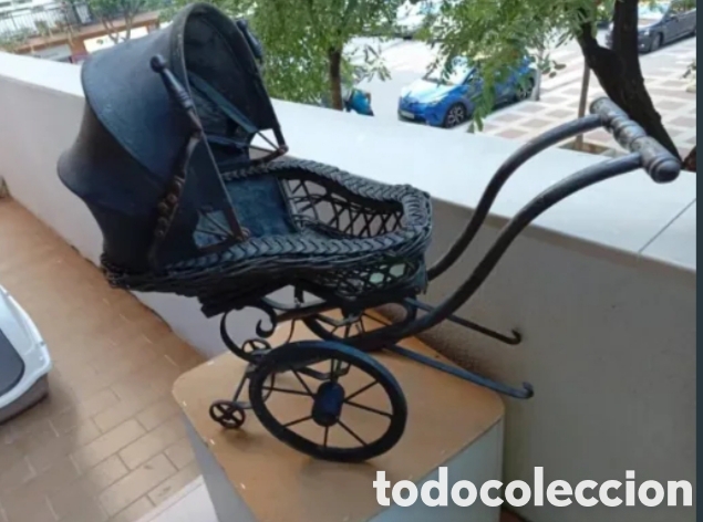 Antig&uuml;edades: Cochecito de mu&ntilde;ecas 1900 1920 - Foto 1