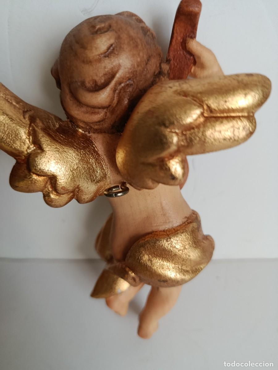 Antig&uuml;edades: DOS FIGURAS DE ANGELES QUERUBINES ANTIGUOS - Foto 6