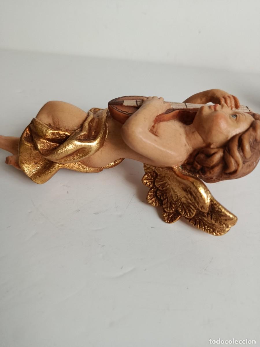 Antig&uuml;edades: DOS FIGURAS DE ANGELES QUERUBINES ANTIGUOS - Foto 9