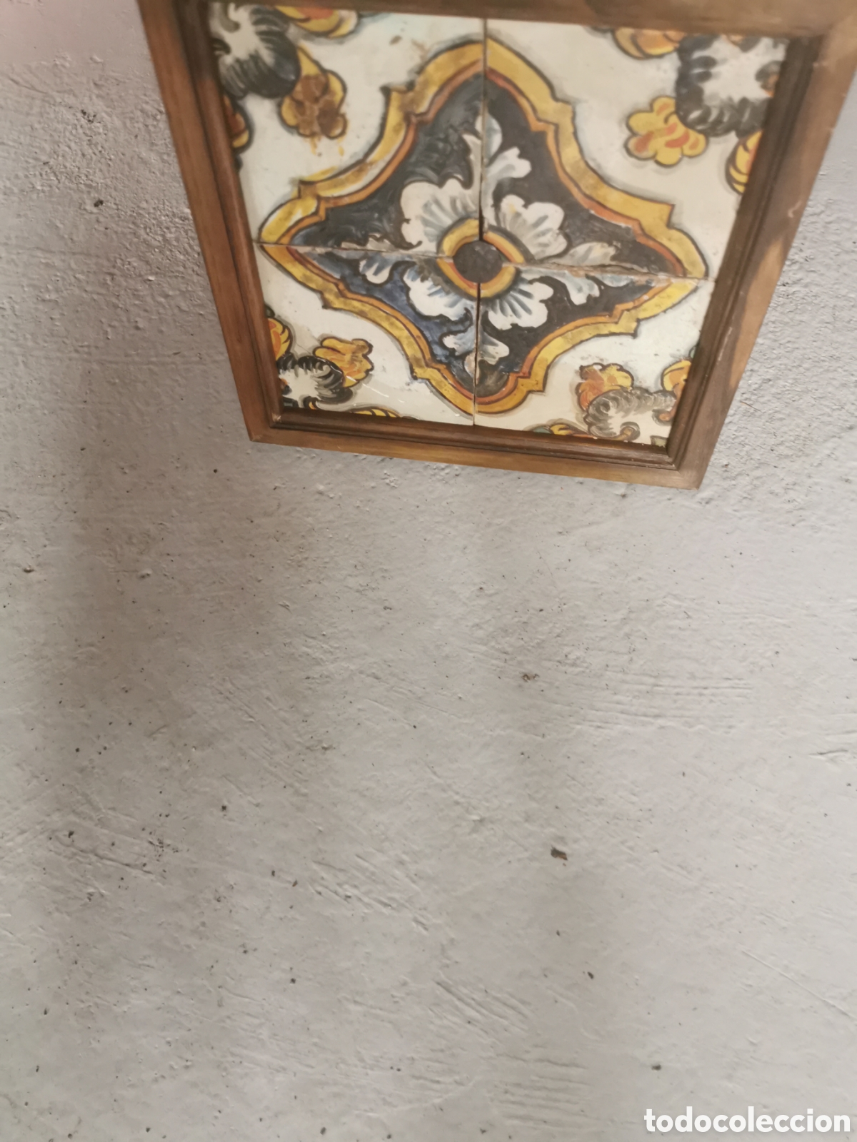 Antig&uuml;edades: Cuadro azulejos antiguos catalanes siglo XVII
