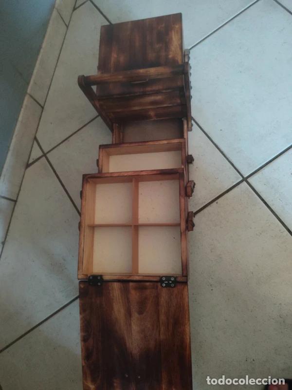 Antig&uuml;edades: precioso costurero de madera - Foto 4