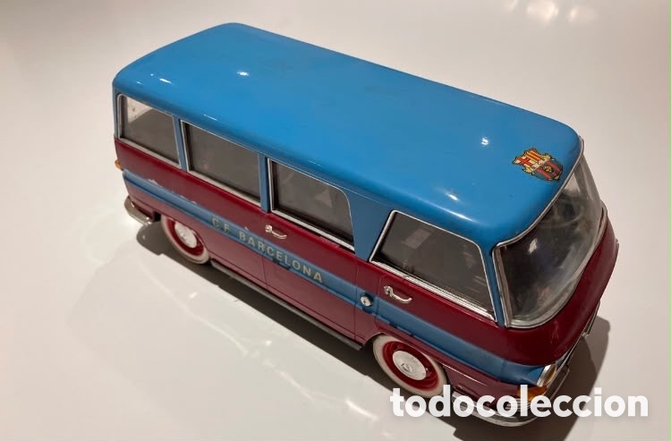 Antig&uuml;edades: Coche furgoneta Rico futbol Club Barcelona
