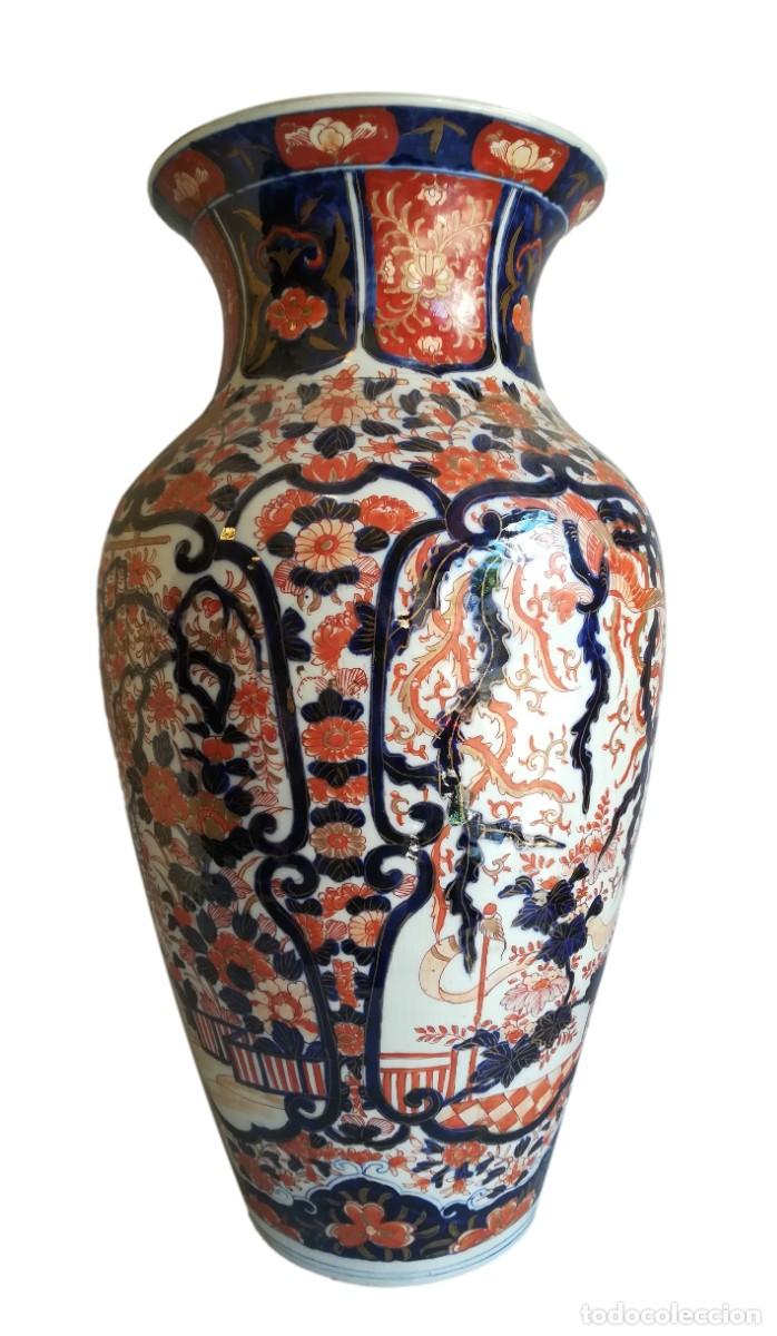 Antig&uuml;edades: JARRON PORCELANA IMARI - Foto 8