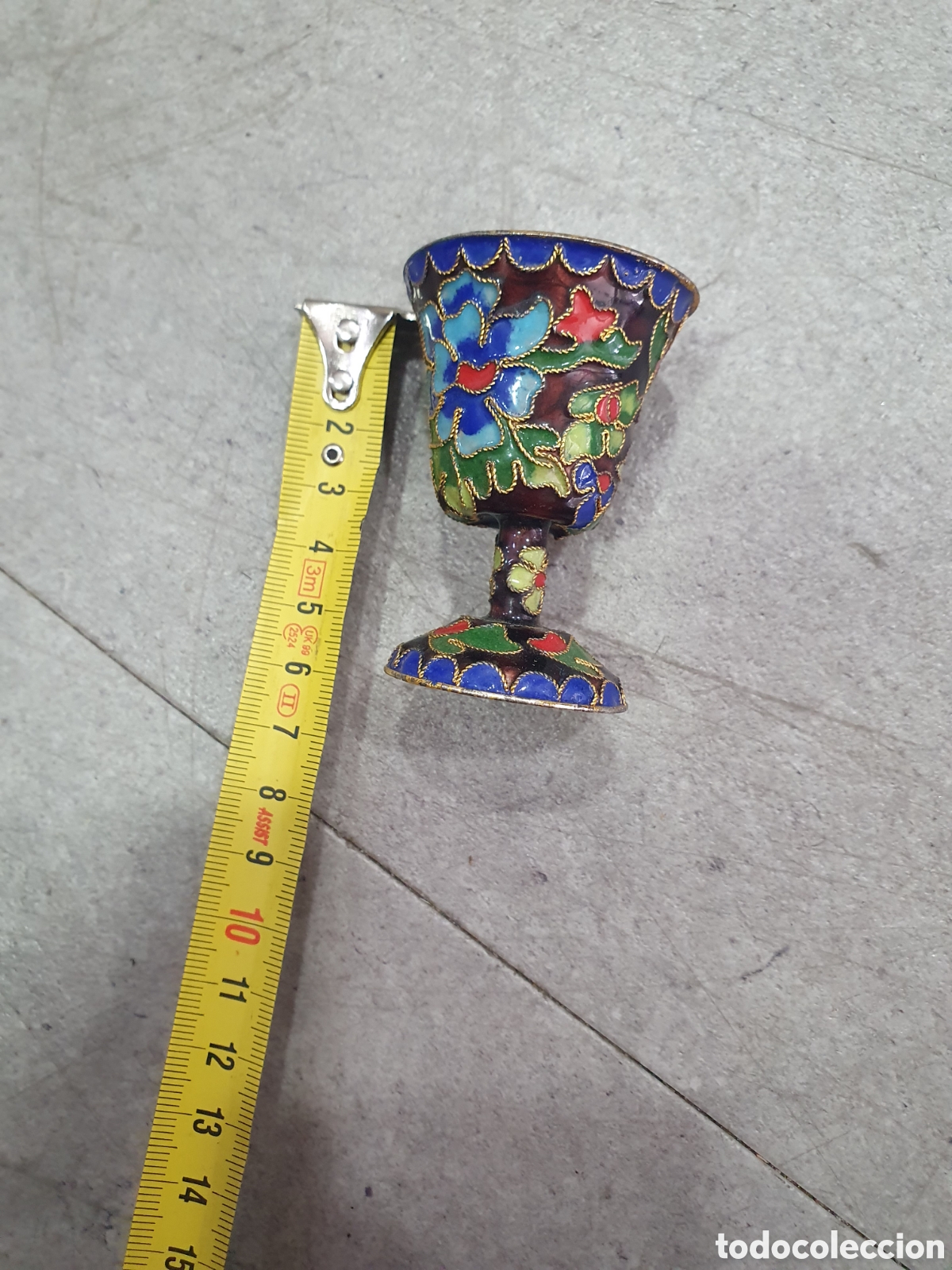 Antig&uuml;edades: Copa de Cloisonn&eacute;. (L120) - Foto 2
