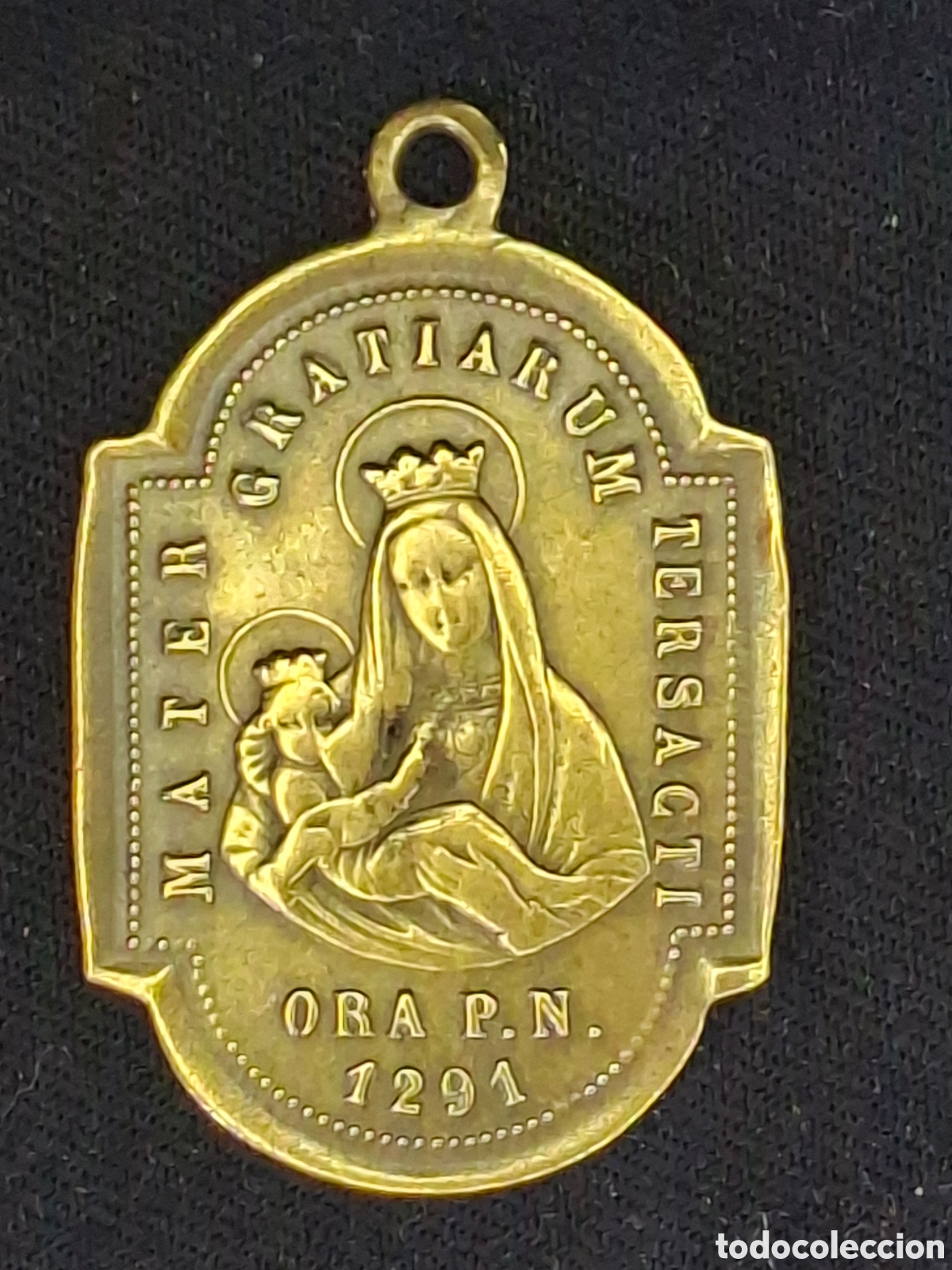Antig&uuml;edades: Medslla religiosa de la Virgen de Trsa siglo XIX ( Croacia).MRTC1