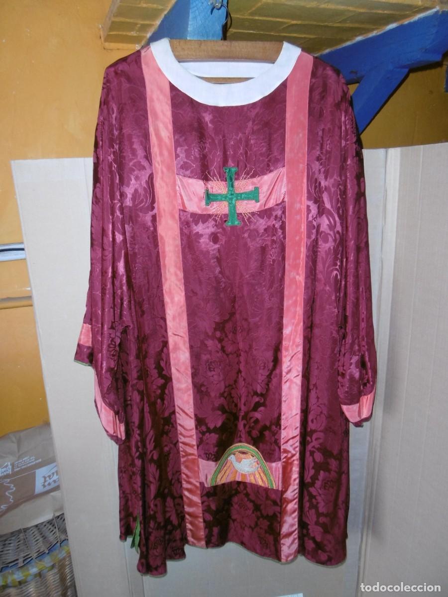 Antig&uuml;edades: ANTIGUA CASULLA LITURGIA IGLESIA. CRUZ Y ESPIRITU SANTO.