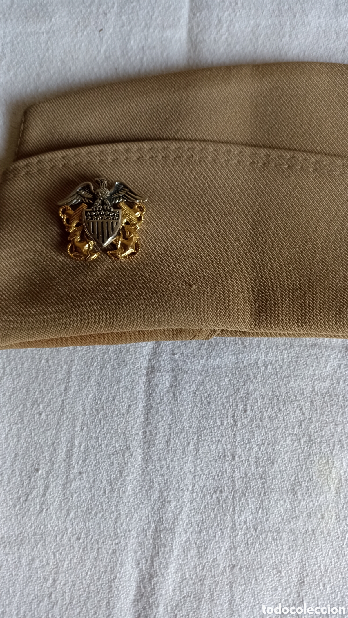 Antig&uuml;edades: Gorra Militar con Insignia - Foto 2