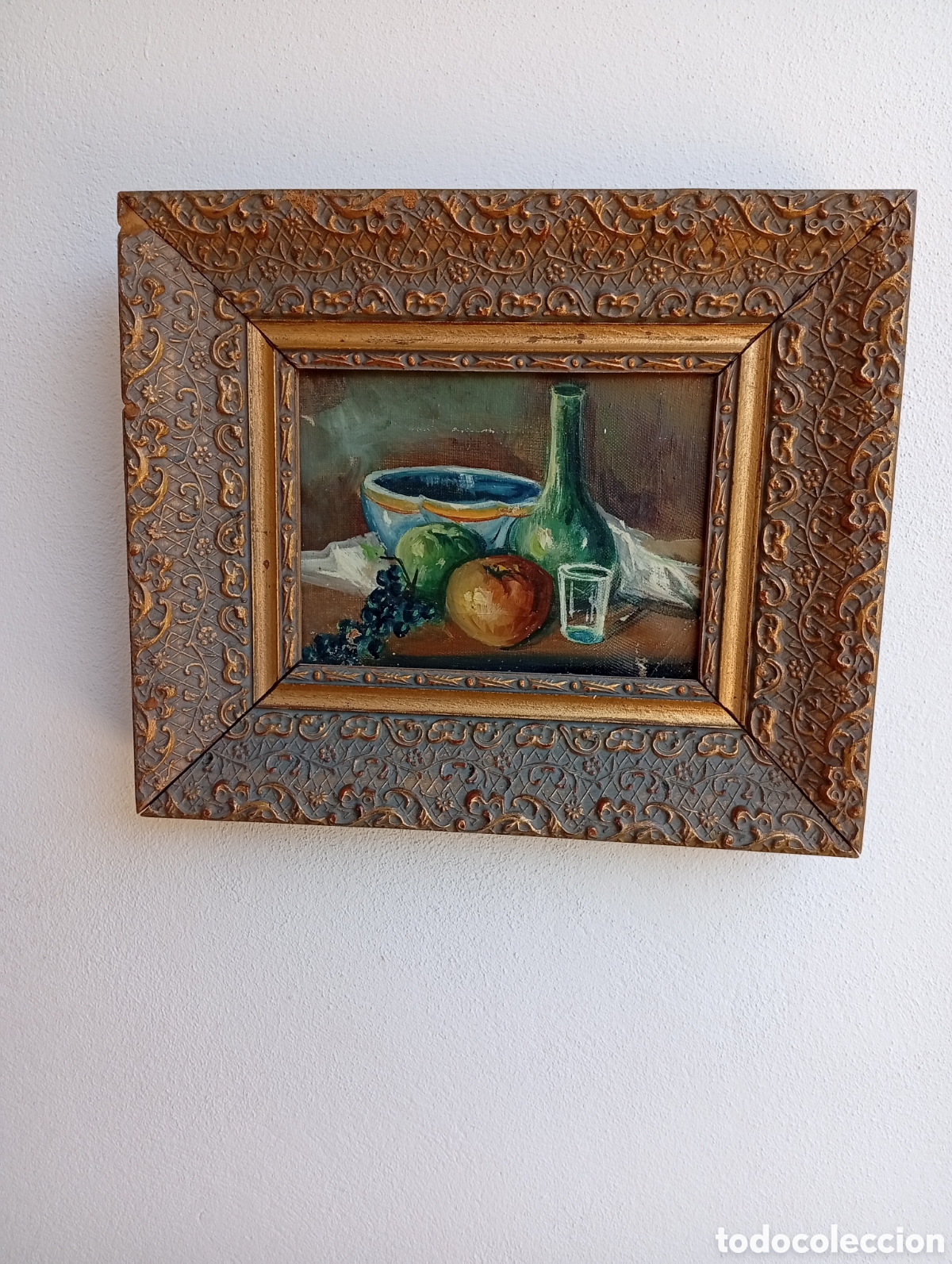 Antig&uuml;edades: Cuadro al oleo fechado 1951 - Foto 1