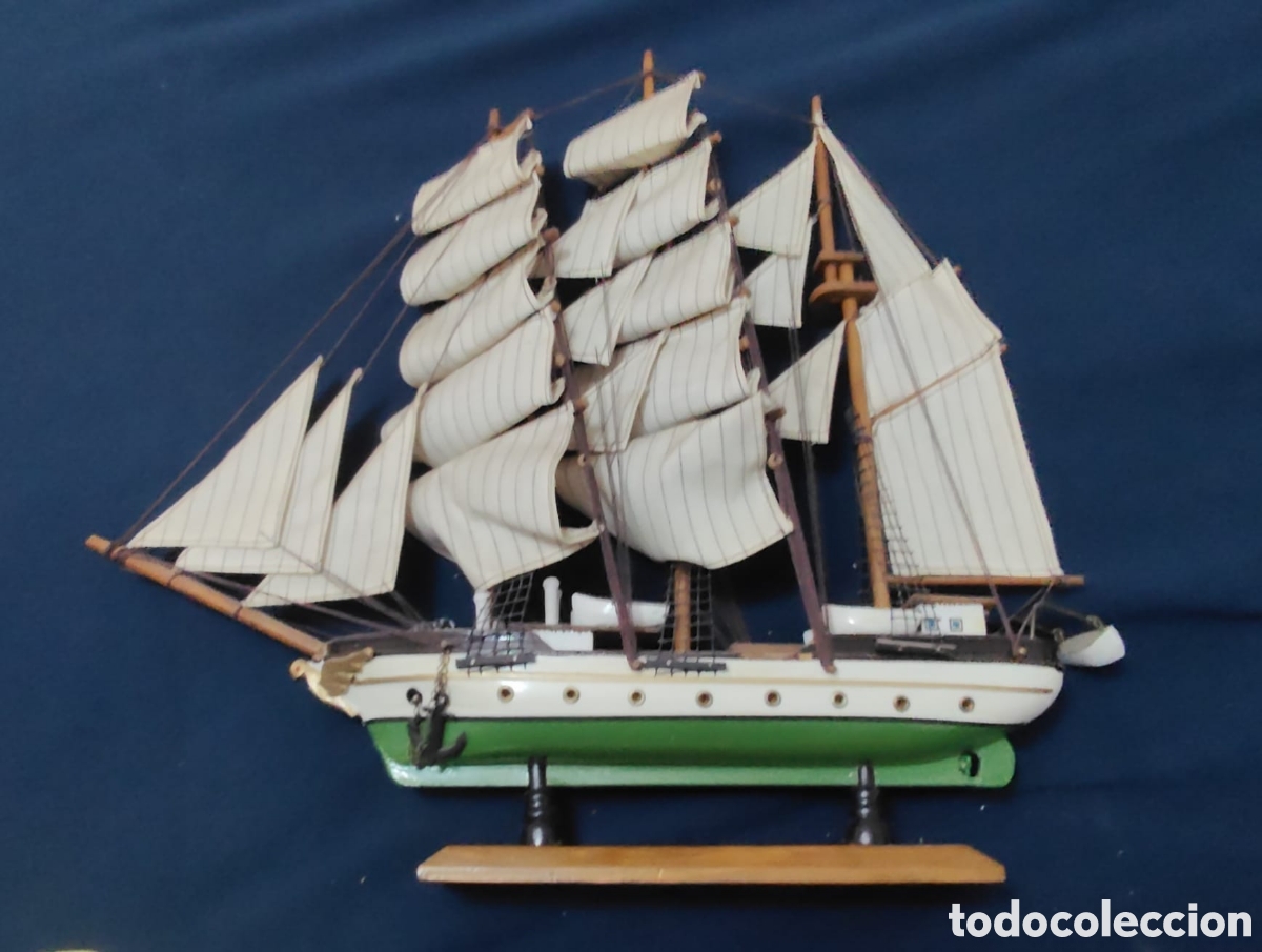 Antig&uuml;edades: Maqueta de barco antigua