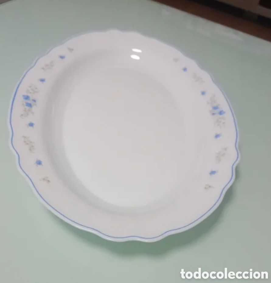 Oggetti Antichi: Fuente Ovalada Vintage Arcopal &rdquo;Romantique&rdquo; 35x24 cm A&ntilde;os 70/80