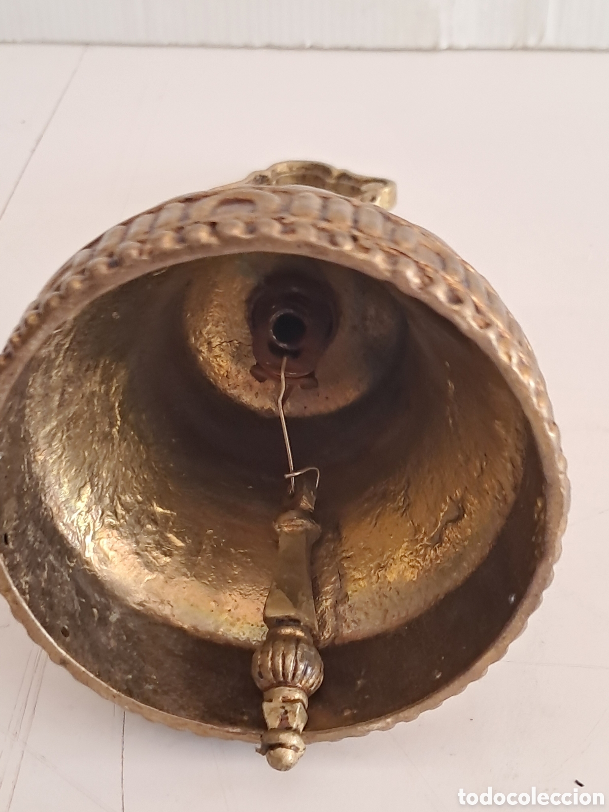 Antig&uuml;edades: Campana antigua de bronce - Foto 2