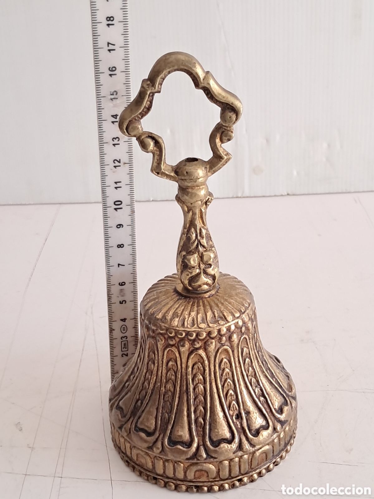 Antig&uuml;edades: Campana antigua de bronce - Foto 3