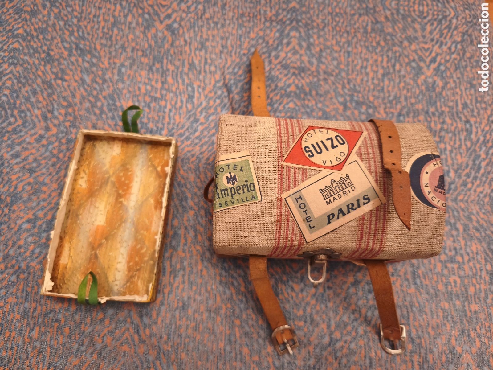 Antig&uuml;edades: Cofre joyero antiguo estilo Mariquita P&eacute;rez