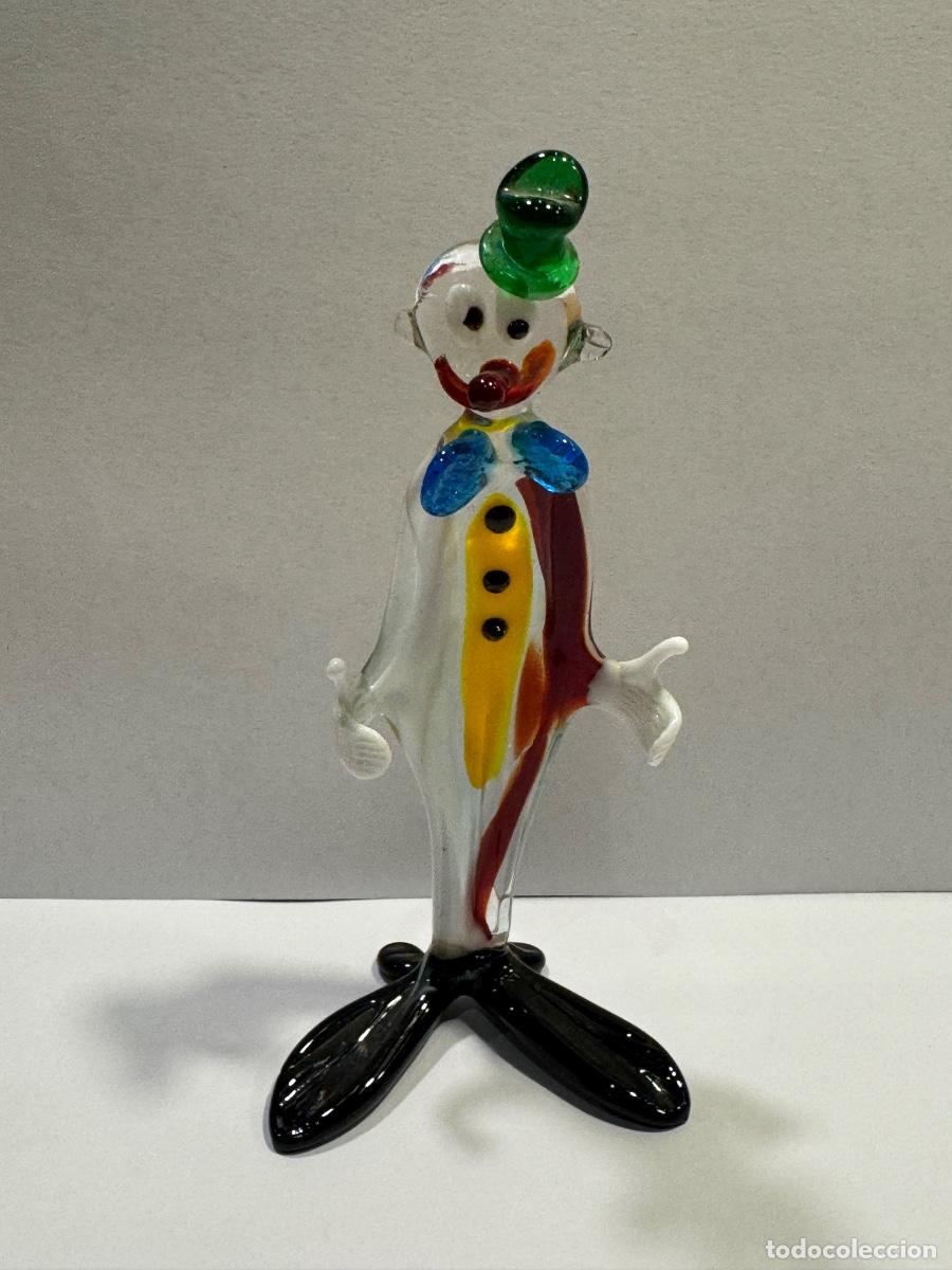 Antig&uuml;edades: PAYASO DE CRISTAL DE MURANO (G) - Foto 1