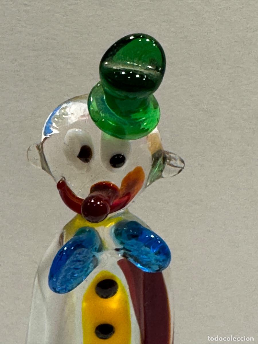 Antig&uuml;edades: PAYASO DE CRISTAL DE MURANO (G) - Foto 2
