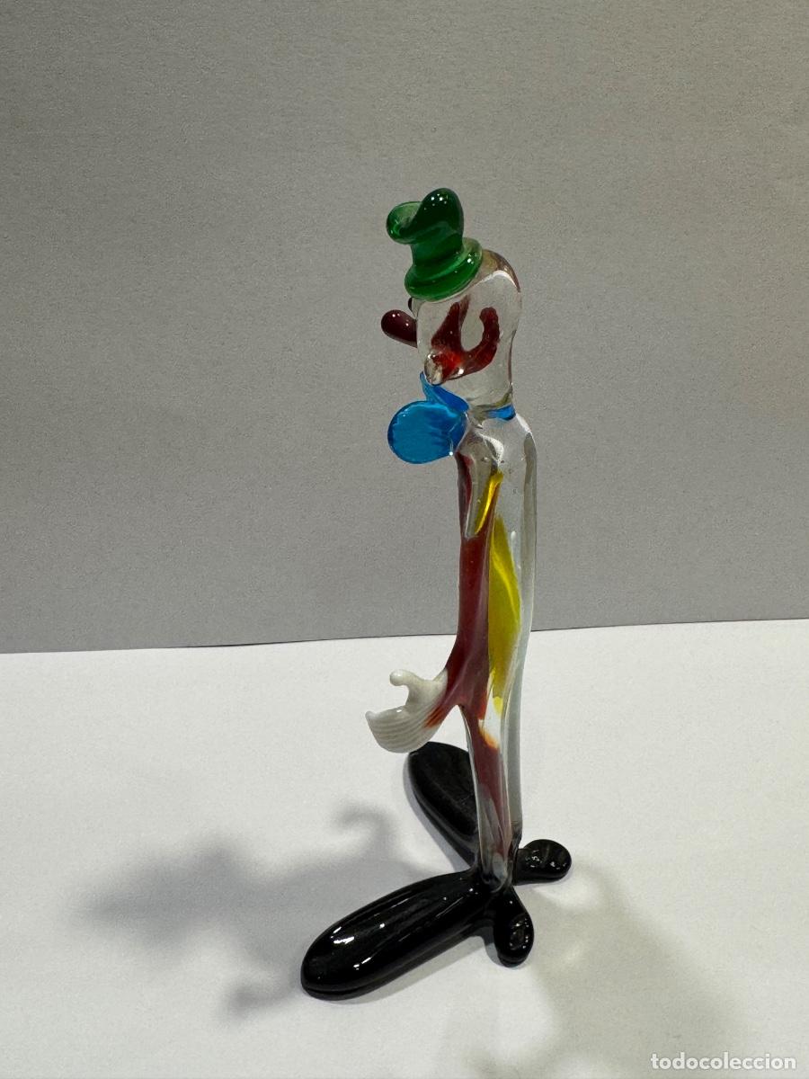 Antig&uuml;edades: PAYASO DE CRISTAL DE MURANO (G) - Foto 6