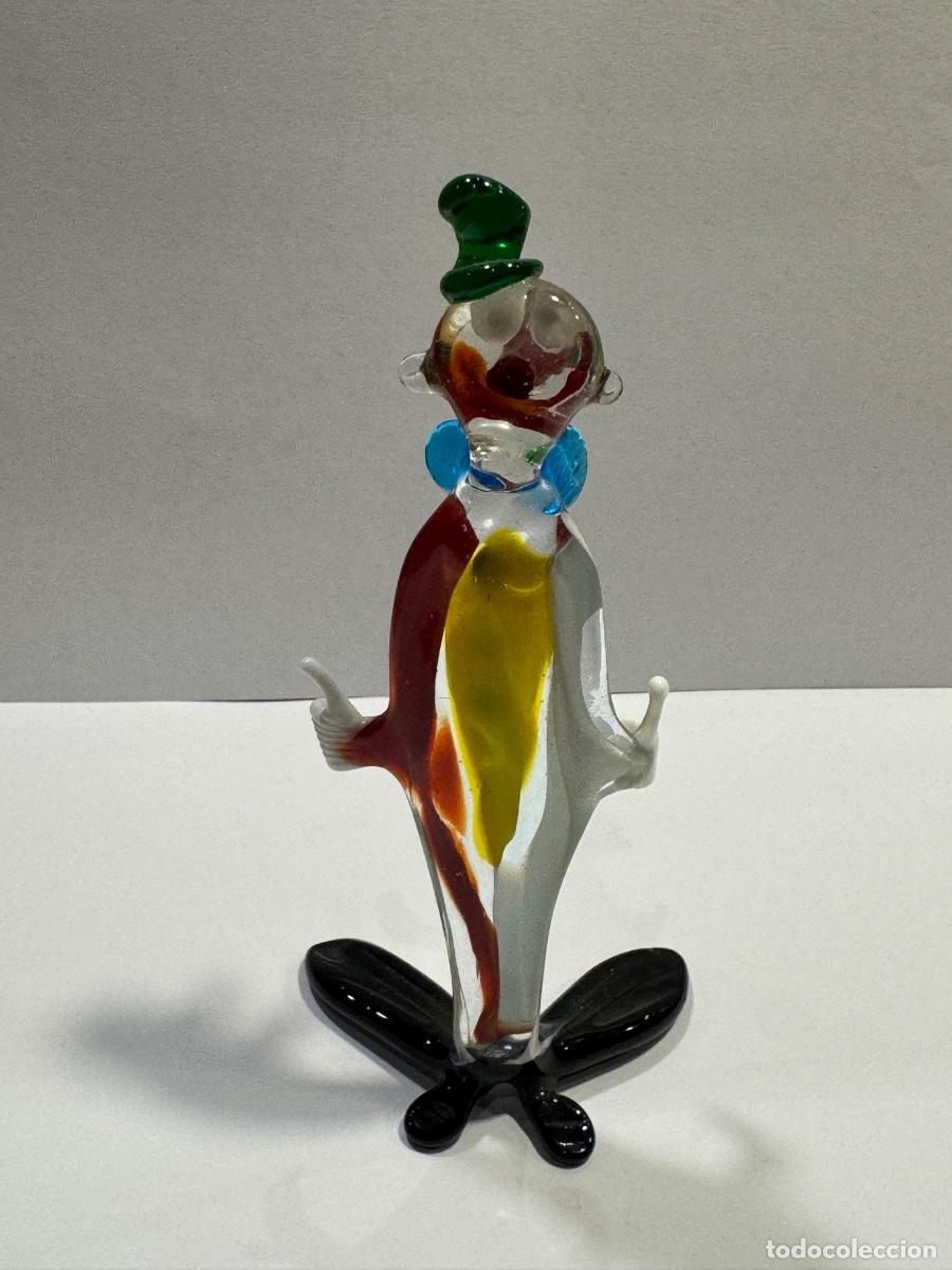 Antig&uuml;edades: PAYASO DE CRISTAL DE MURANO (G) - Foto 7