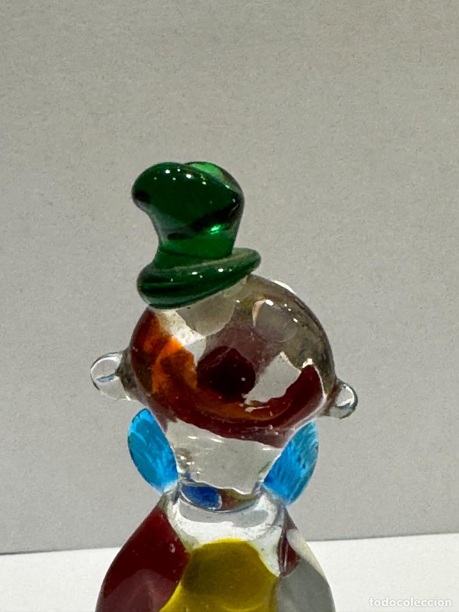 Antig&uuml;edades: PAYASO DE CRISTAL DE MURANO (G) - Foto 8