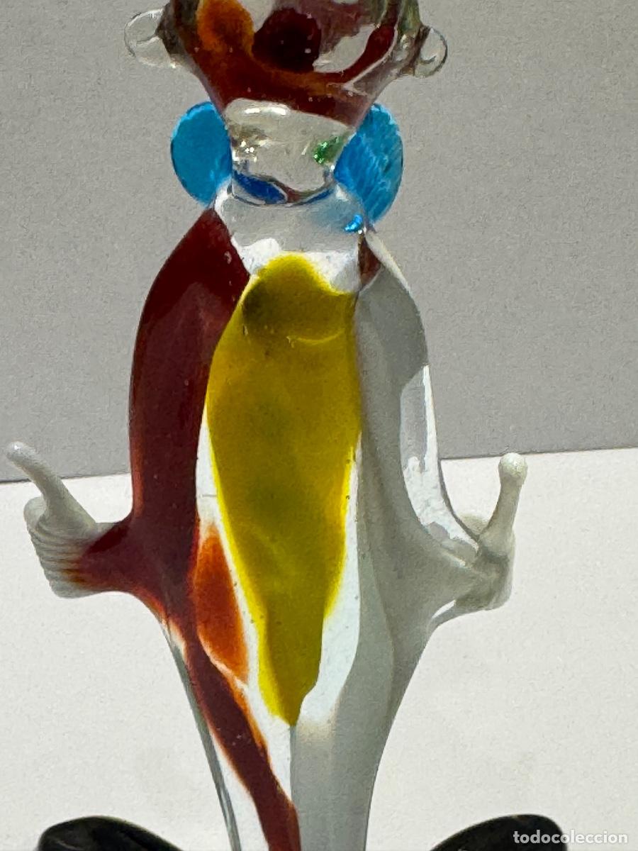 Antig&uuml;edades: PAYASO DE CRISTAL DE MURANO (G) - Foto 9