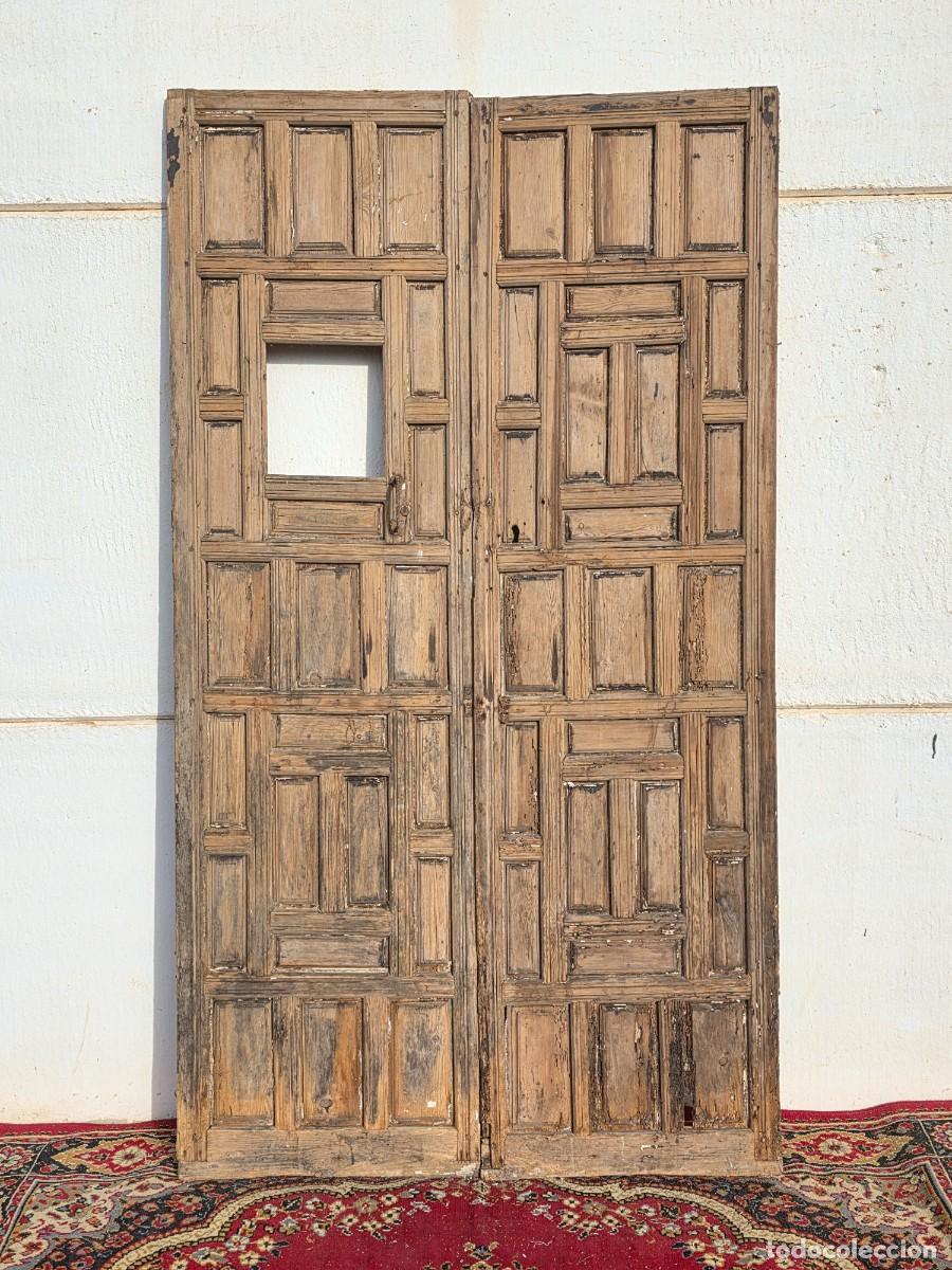 Antig&uuml;edades: Puerta antigua de interior - Foto 1