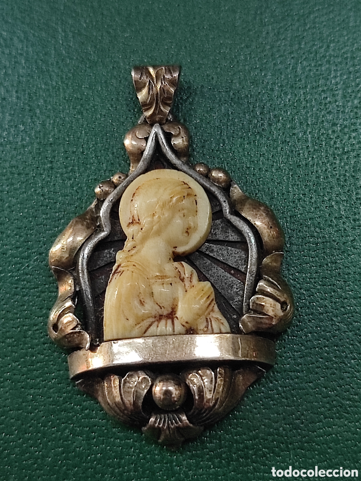 Antig&uuml;edades: Medalla Devocional Virgen Antigua