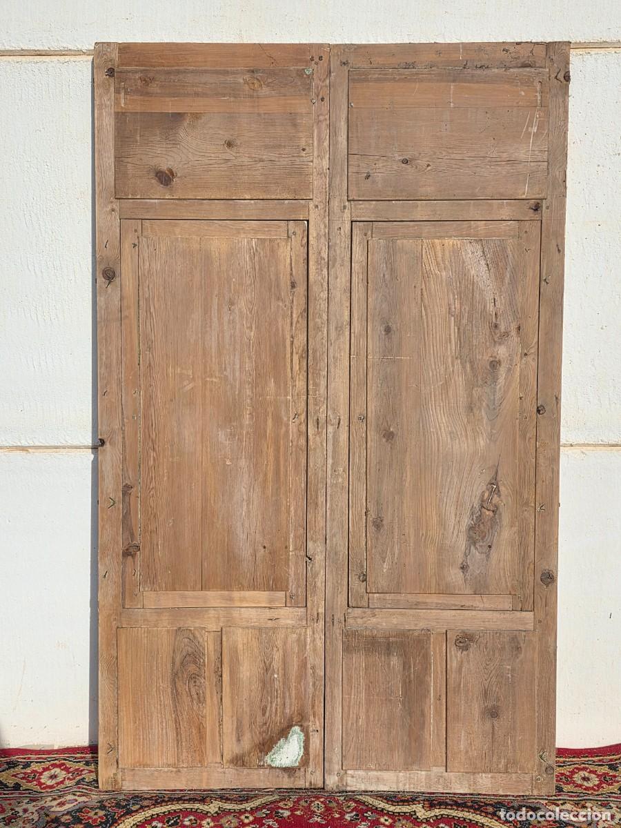 Antig&uuml;edades: Puerta balconera antigua de doble hoja