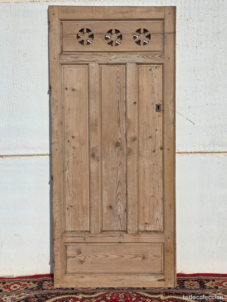 Antig&uuml;edades: Puerta antigua de interior - Foto 1