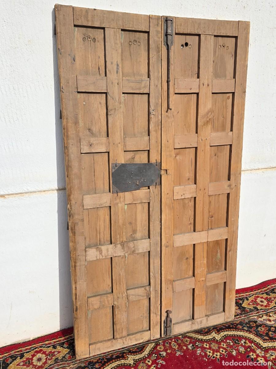 Antig&uuml;edades: Puerta doble antigua de interior - Foto 6