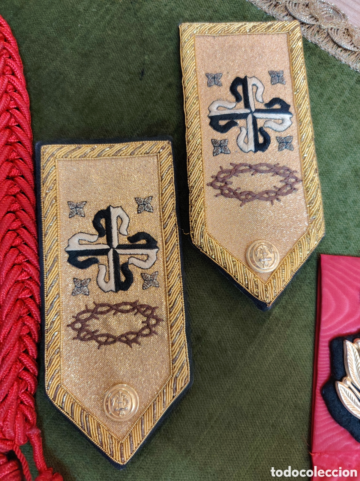 Antig&uuml;edades: CONJUNTO PARA UNIFORME DE GALA PROCESIONAL - Foto 6