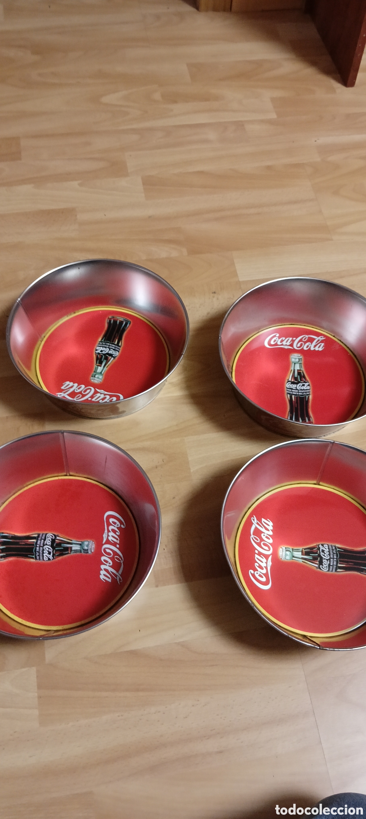 Antig&uuml;edades: Lote de 4 cuencos de Cocacola - Foto 5