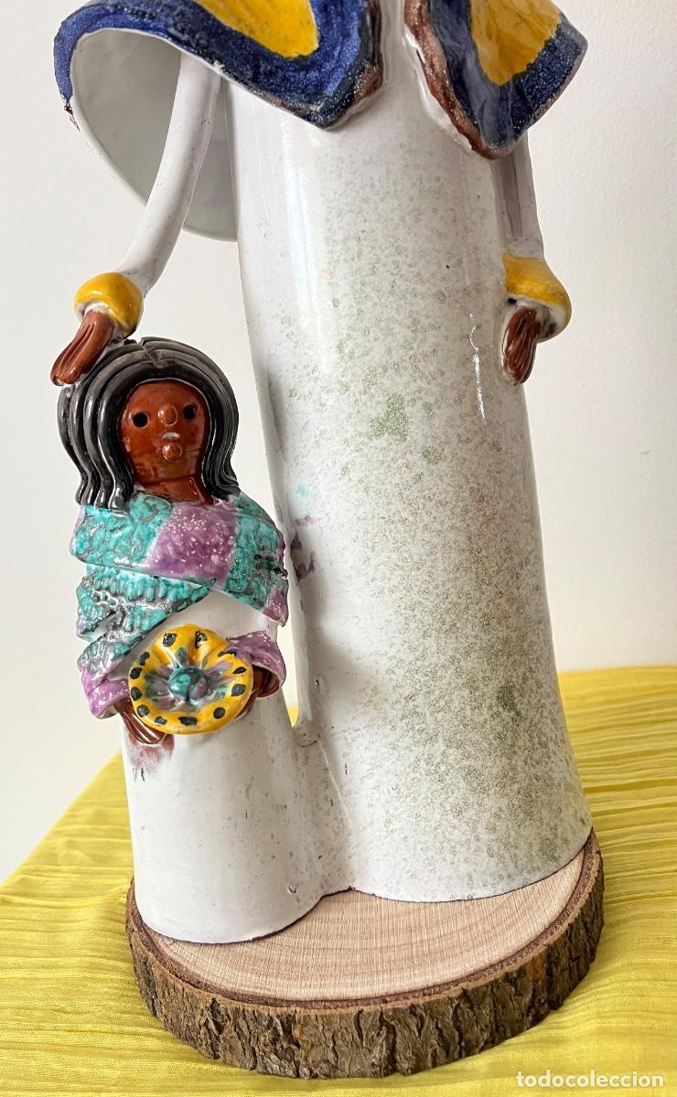Antig&uuml;edades: MADRE CON NI&Ntilde;A Y FLOR - Foto 6