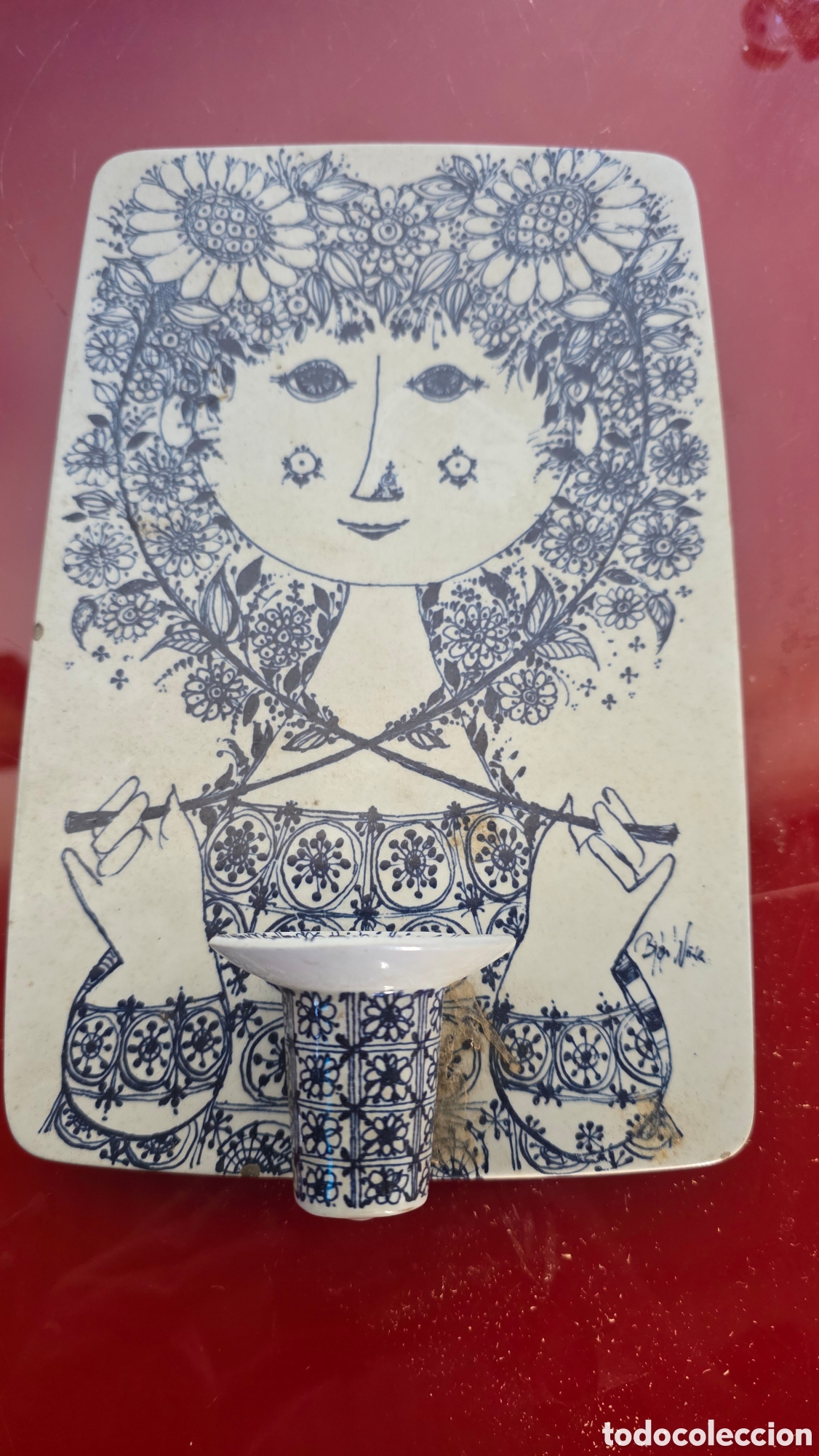 Antig&uuml;edades: Figura porcelana danesa Nymolle