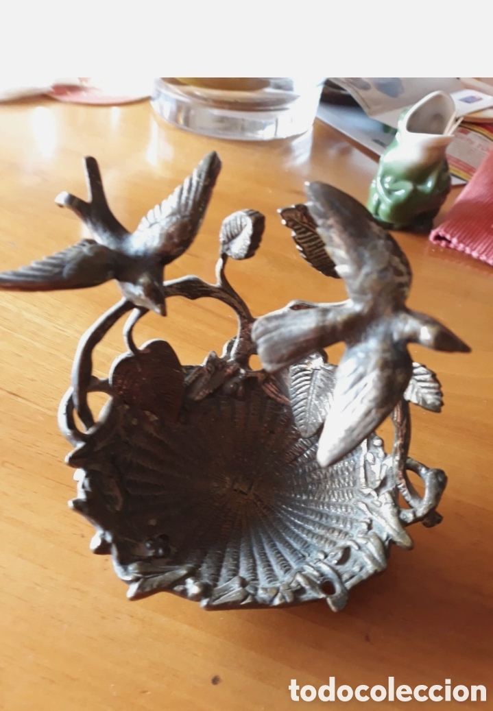 Antig&uuml;edades: PRECIOSO PORTA JOYAS EN METAL MUY ANTIGUO