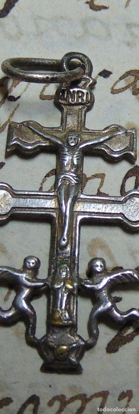 Antig&uuml;edades: CRUZ DE CARAVACA, PLATA, 3,5x2cm