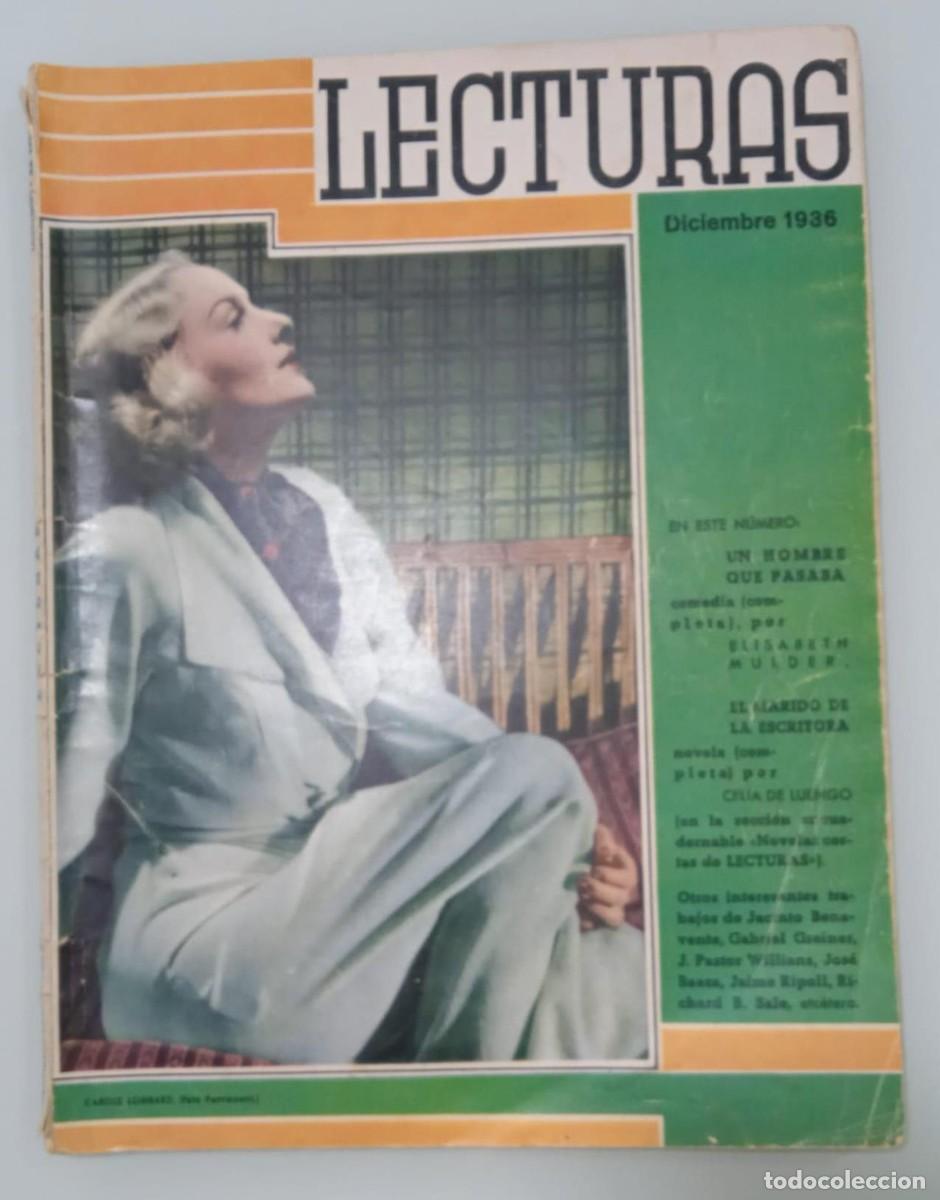 Antig&uuml;edades: Lote de 3 Revistas Antiguas de &ldquo;Lecturas&rdquo;