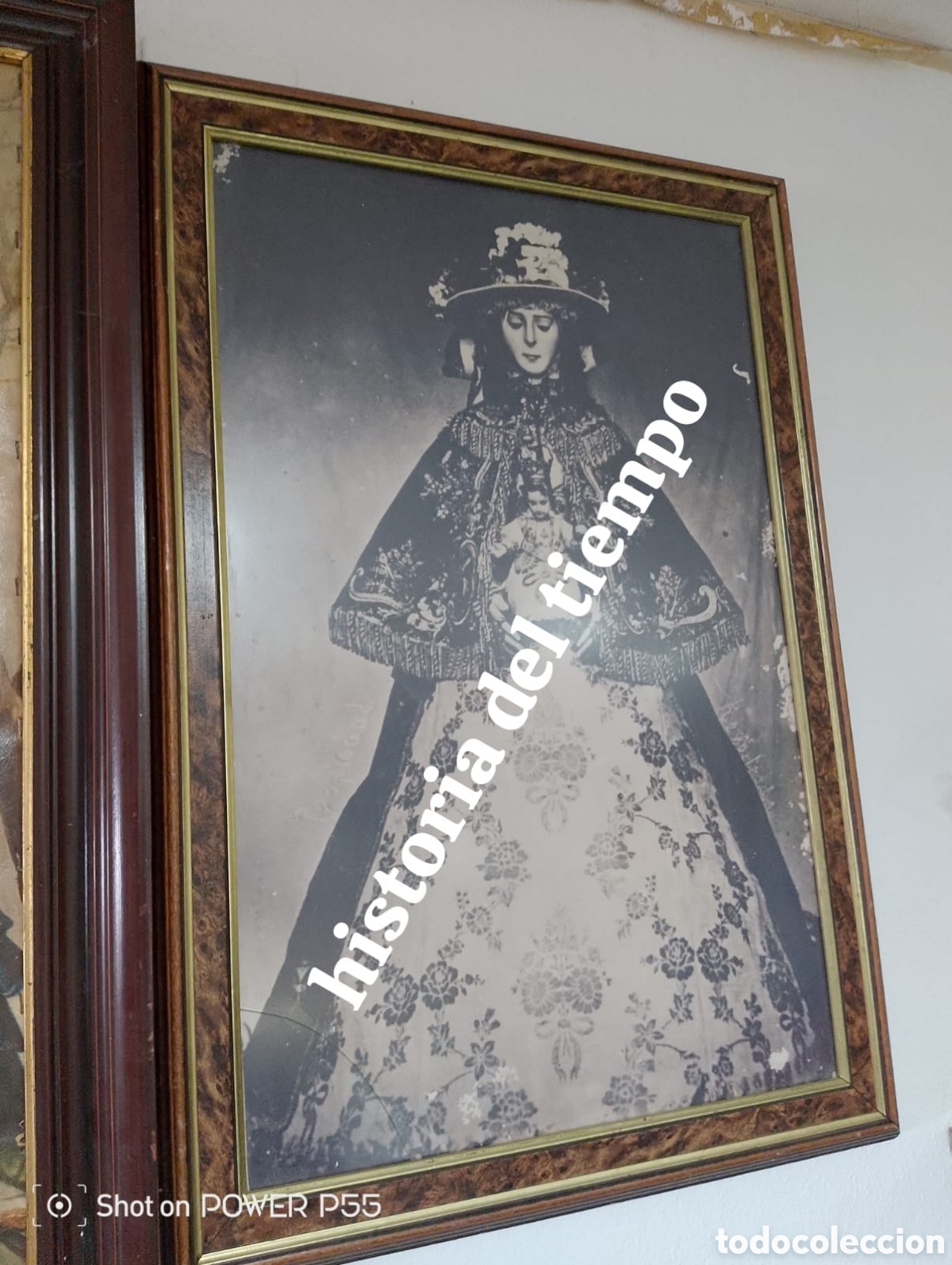 Antig&uuml;edades: Cuadro de la virgen del roc&iacute;o de pastora - Foto 2