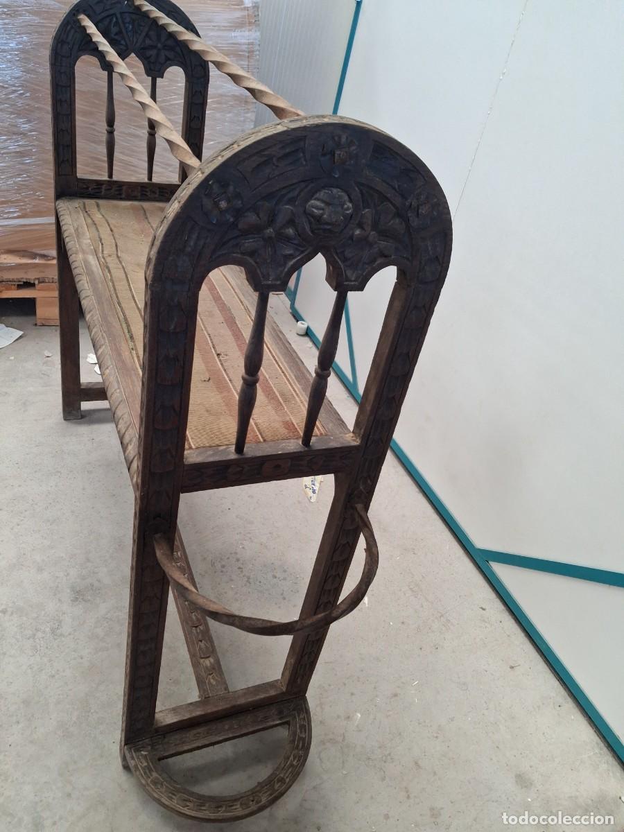 Antig&uuml;edades: Paraguero antiguo en madera - Foto 4