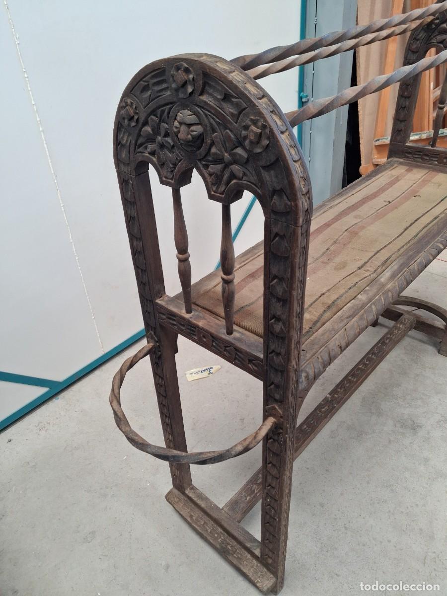 Antig&uuml;edades: Paraguero antiguo en madera - Foto 5