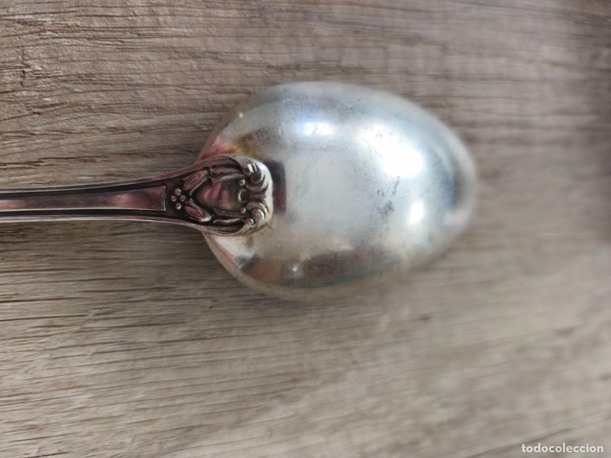 Antig&uuml;edades: Cuchara de plata y esp&aacute;tula antigua - Foto 4