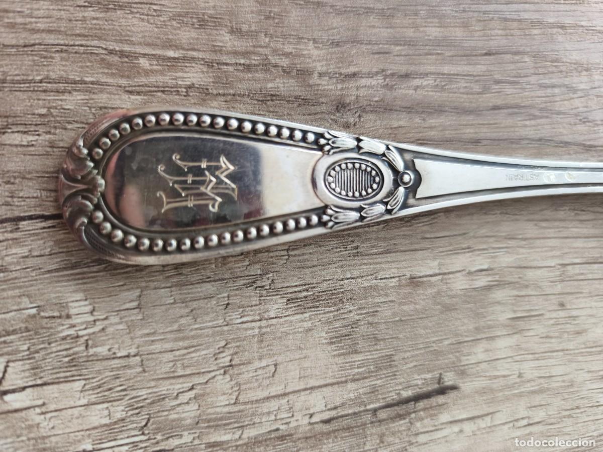 Antig&uuml;edades: Cuchara de plata y esp&aacute;tula antigua - Foto 7