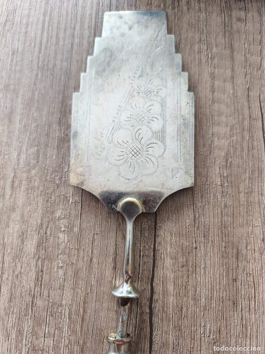 Antig&uuml;edades: Cuchara de plata y esp&aacute;tula antigua - Foto 9
