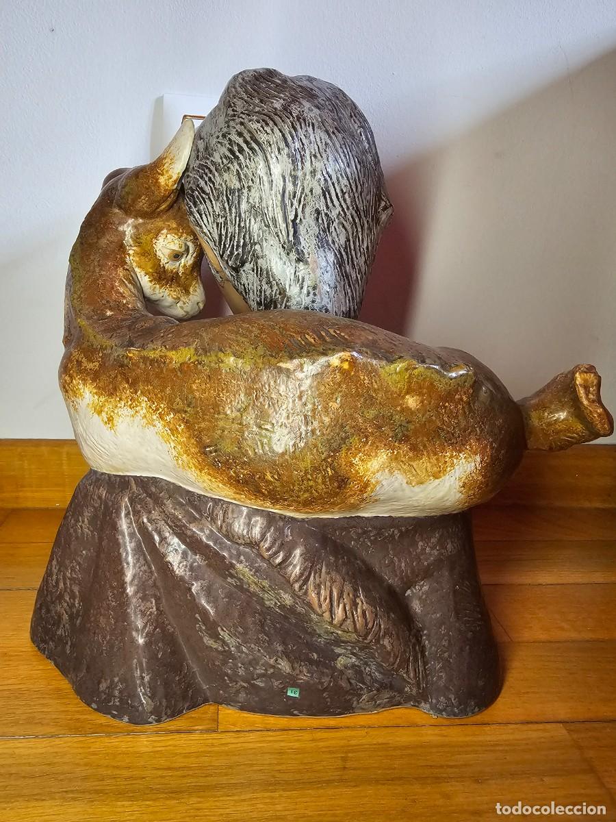 Antig&uuml;edades: Escultura busto de lladr&oacute; - Foto 3
