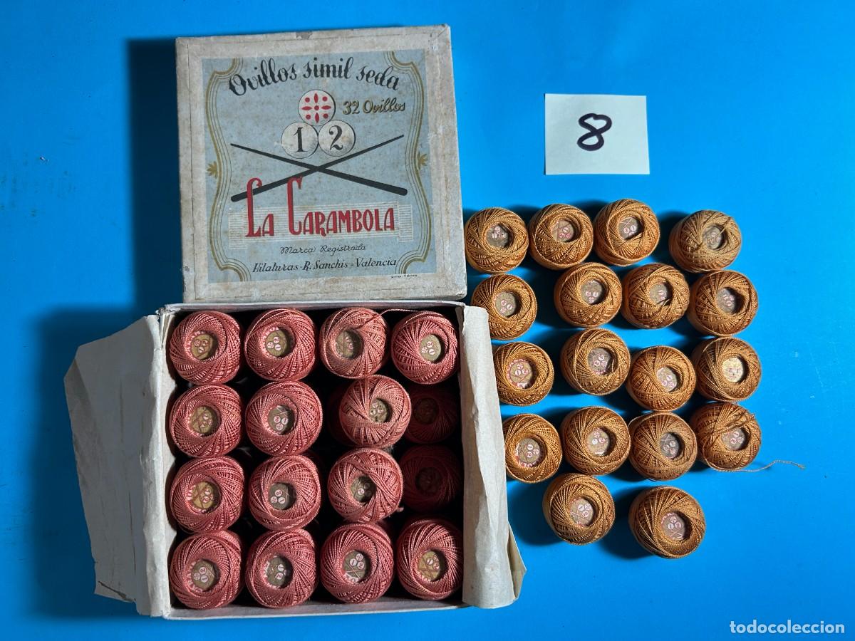 Antig&uuml;edades: CAJA DE HILOS LA CARAMBOLA HILATURAS R.SANCHIS - VALENCIA