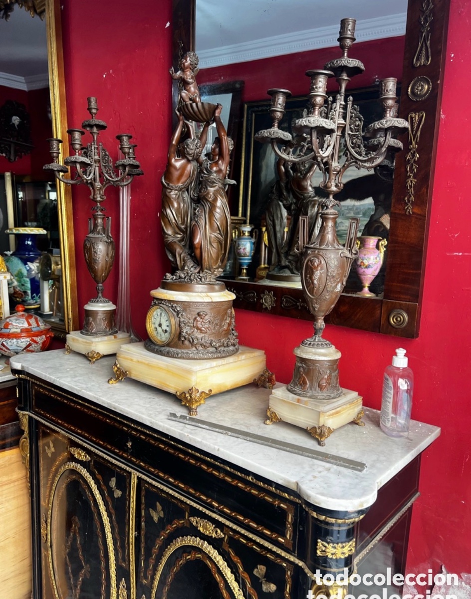 Oggetti Antichi: Mueble entredos franc&eacute;s de estilo y &eacute;poca napole&oacute;n III h.1860 S.XIX